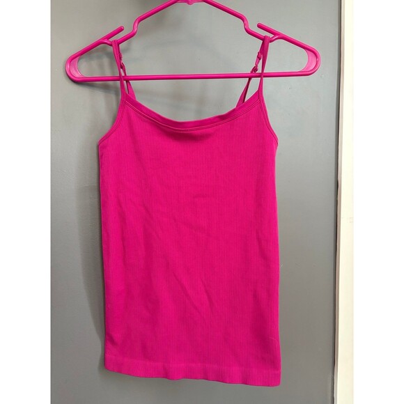 SPANX Tops - Spanx size small medium hot pink get moving shelf tank top